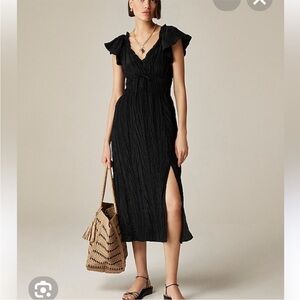 New J. Crew Black Dress